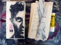 Künstlerfaltbuch Wittgenstein 1 mit festen Deckeln und Arbeitstexten