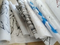 Paperroll with poems 09-1 Sept Art Diary dailypoetry